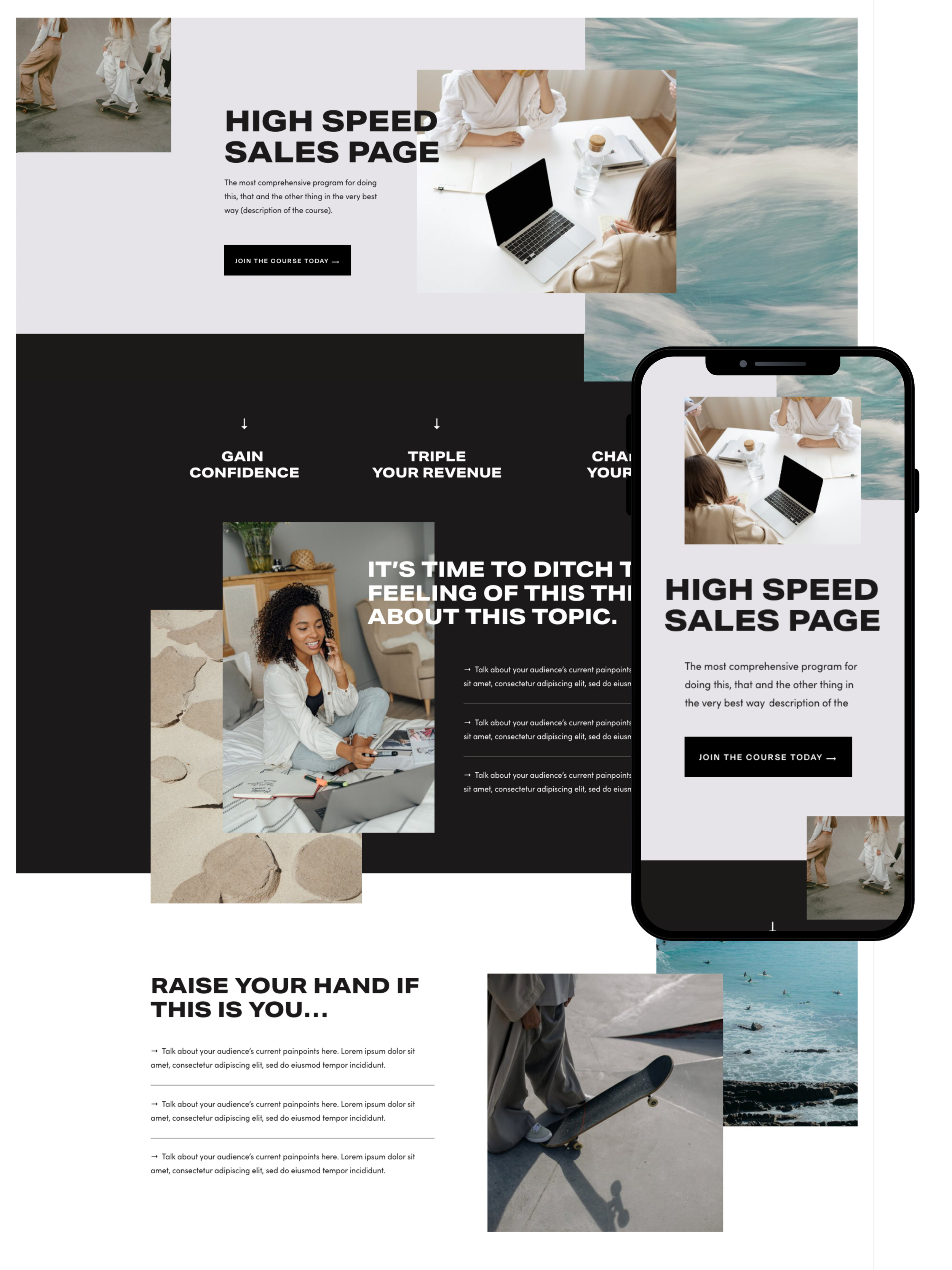 Sales Page Design | Elite Launch Design - Create in Calgary, AB for Higher Conversions