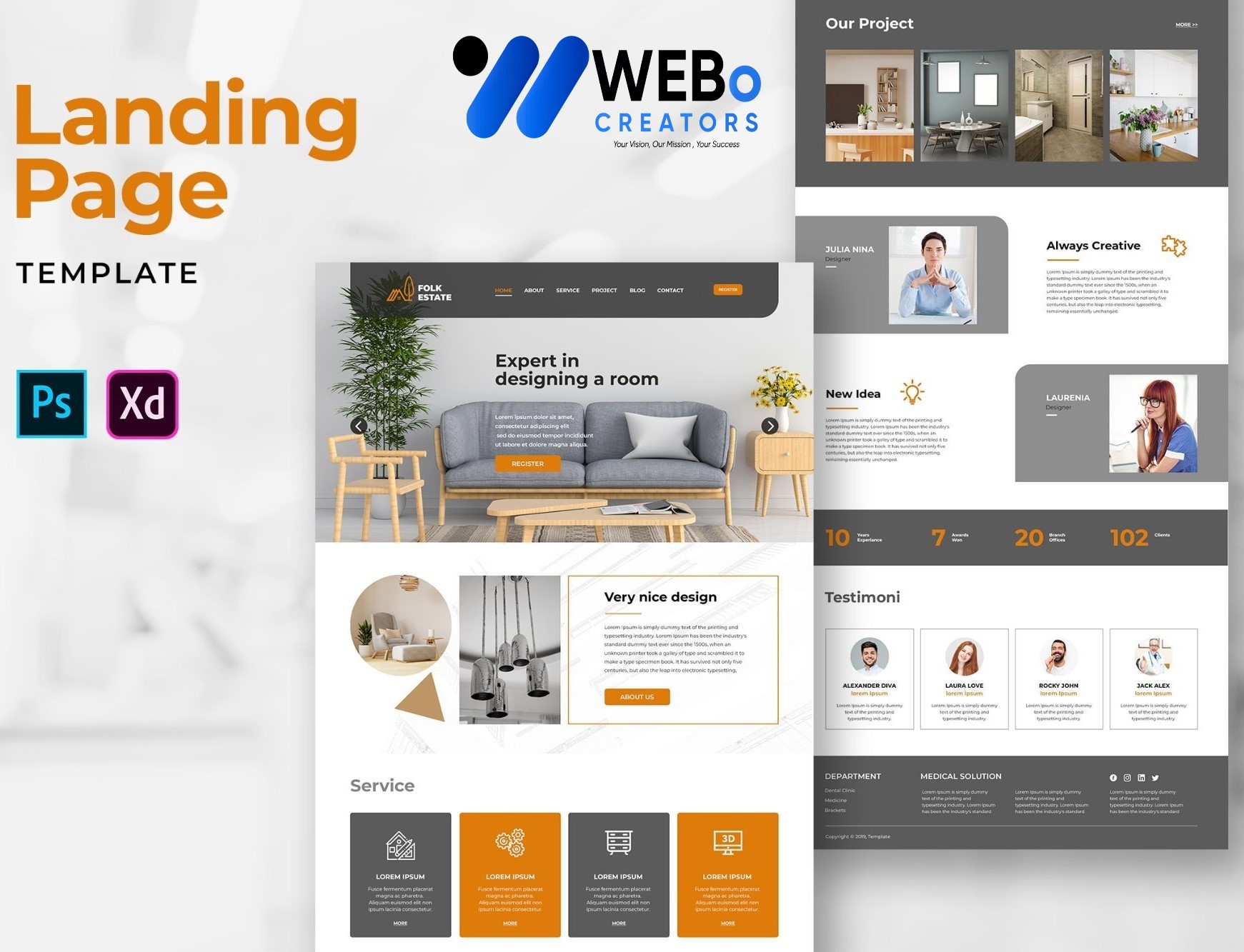 Creative Landing Page Designs, Themes, Graphic Elements for Calgary, AB Businesses 2026