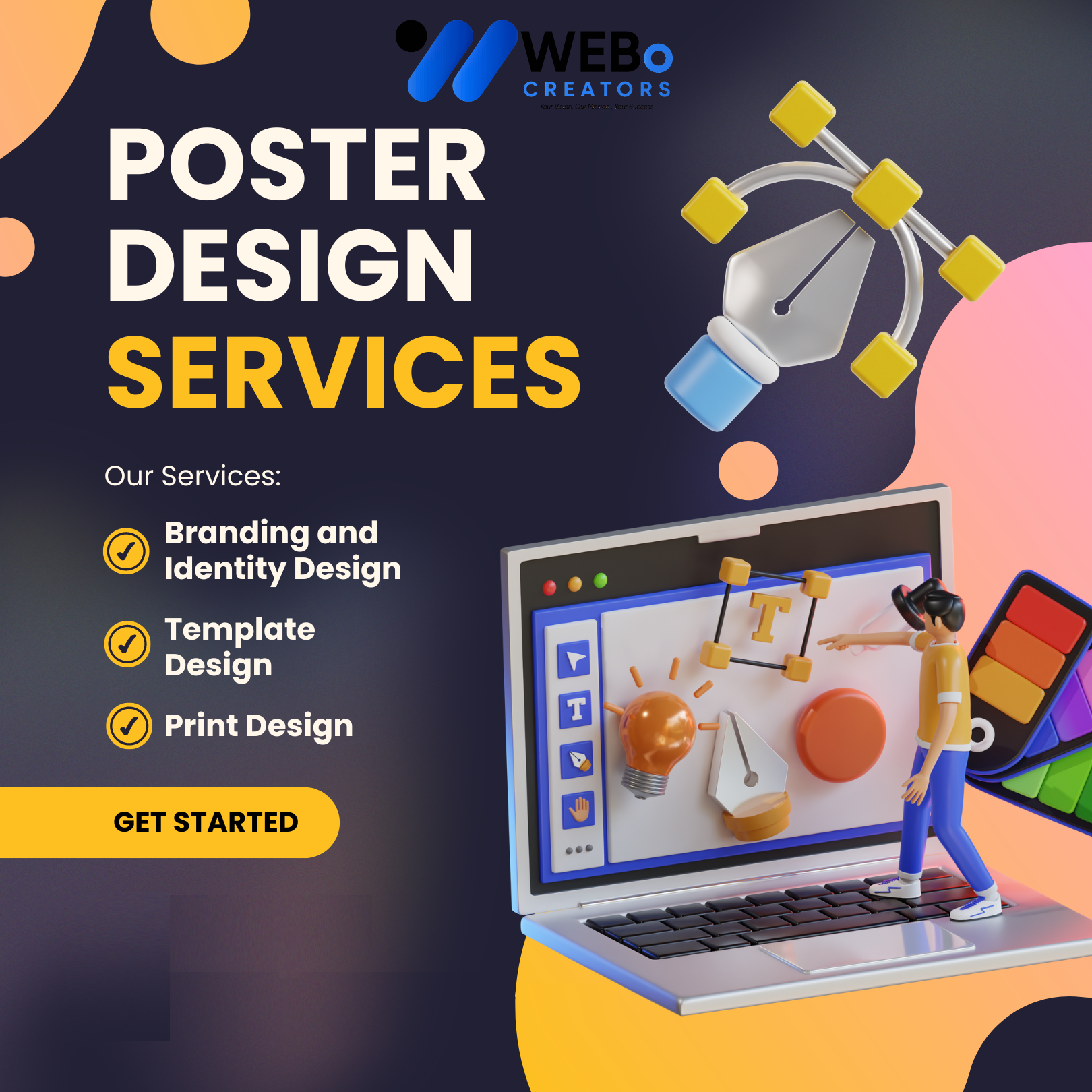 Poster Design Service | Get Powerful Advertising Poster in Calgary, AB for Business and Events