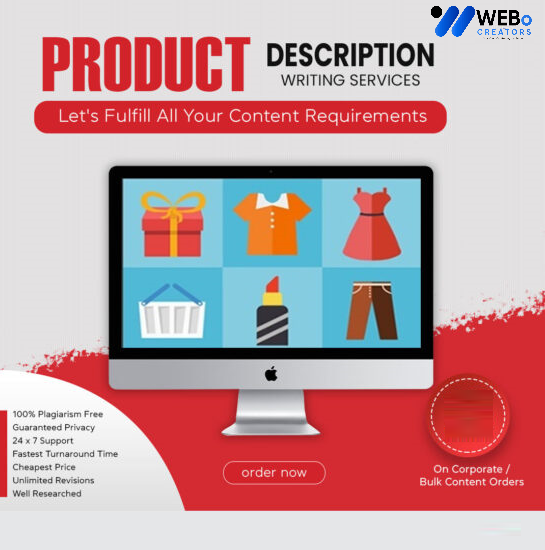 Product Description Writing Services | Best Digital Marketing Agency | Web Design in Calgary, AB for online stores
