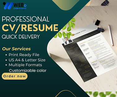 Elegant Resume Design Service, CV designs, CV writing in Calgary, AB For Gain Job