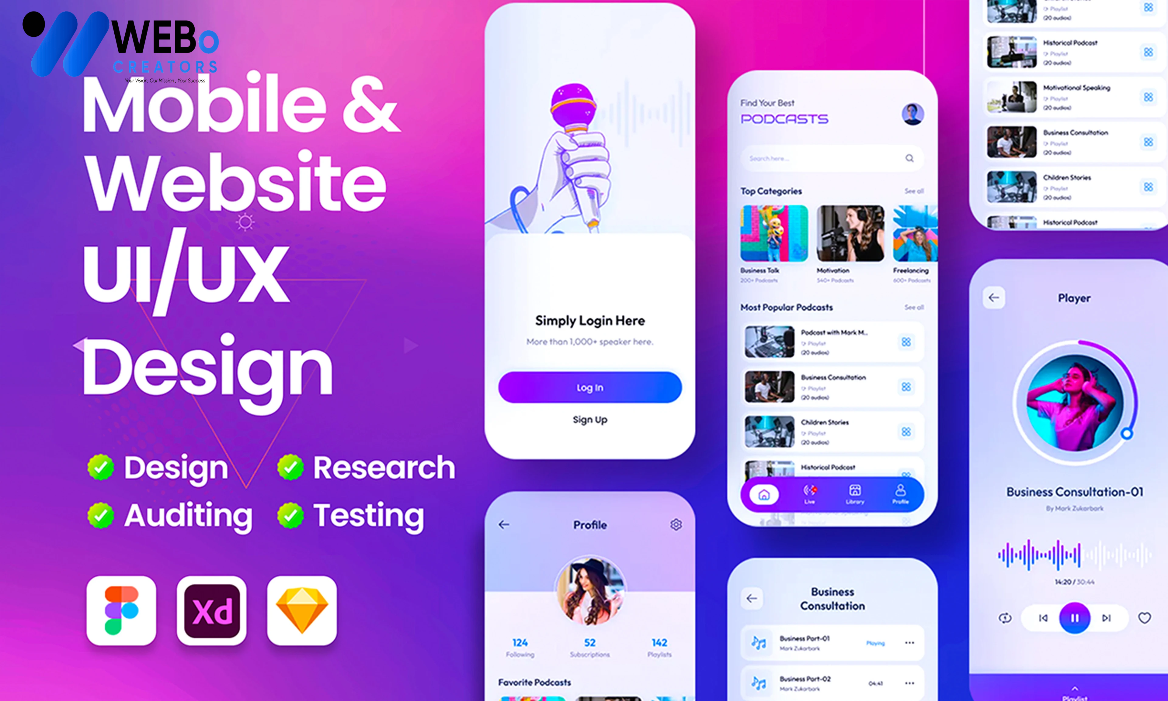 Flutter App UI/UX Design | Beautiful Flutter Interface Design in Calgary, AB